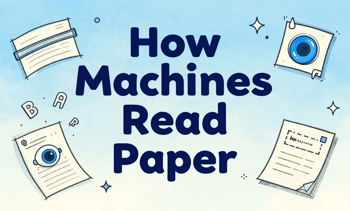 OCR Text Recognition: How a Machine Reads Paper