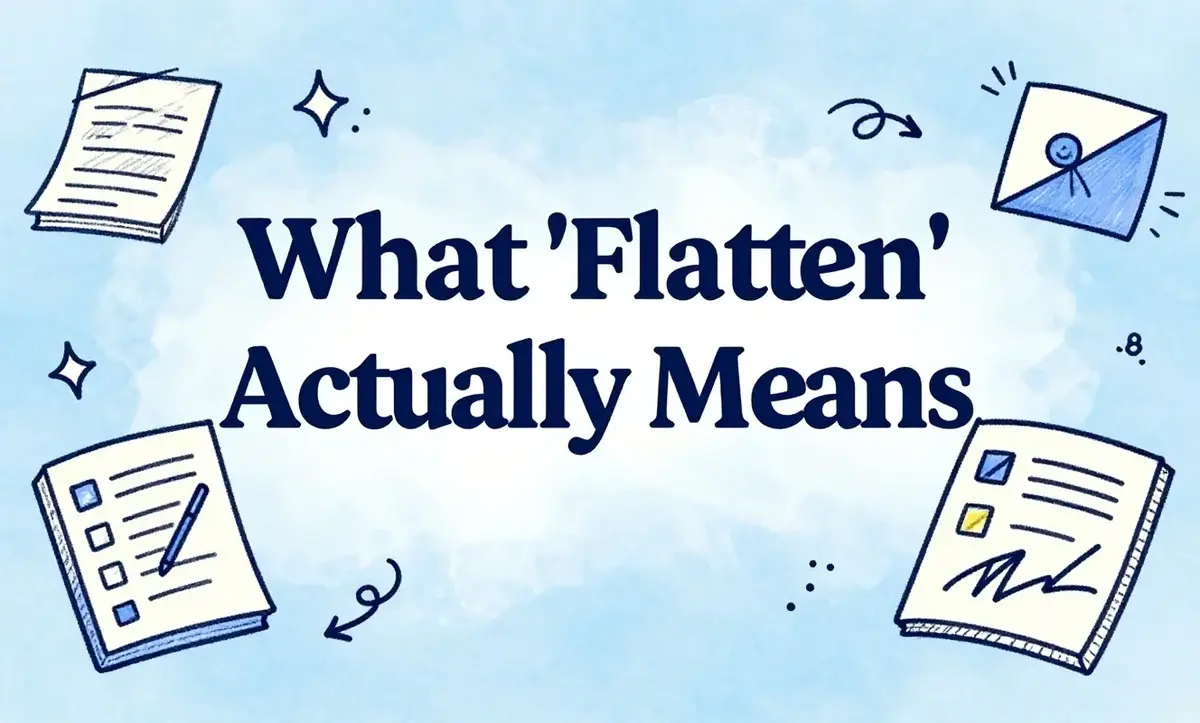 Flatten a PDF: What It Means and When You Need It