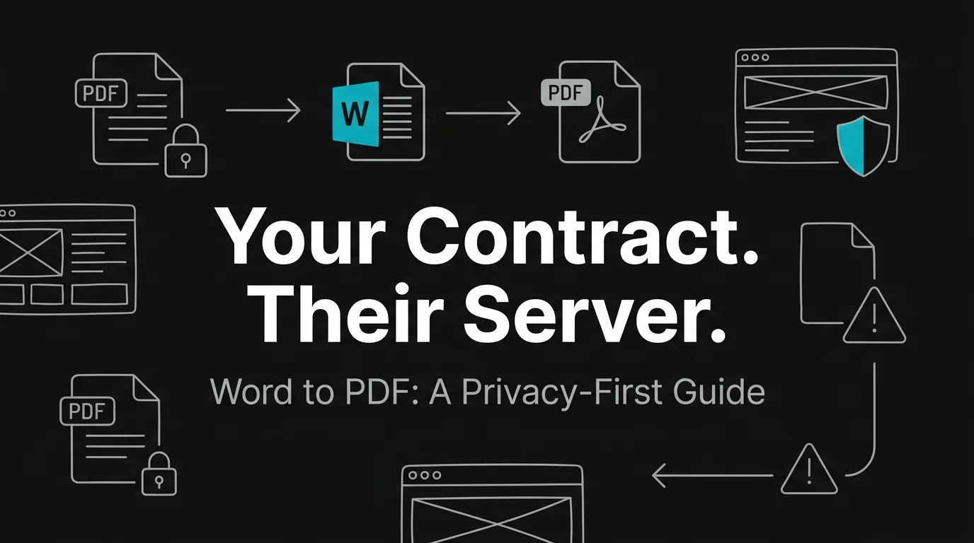 Word to PDF Converter: How to Convert Without Uploading Your Files
