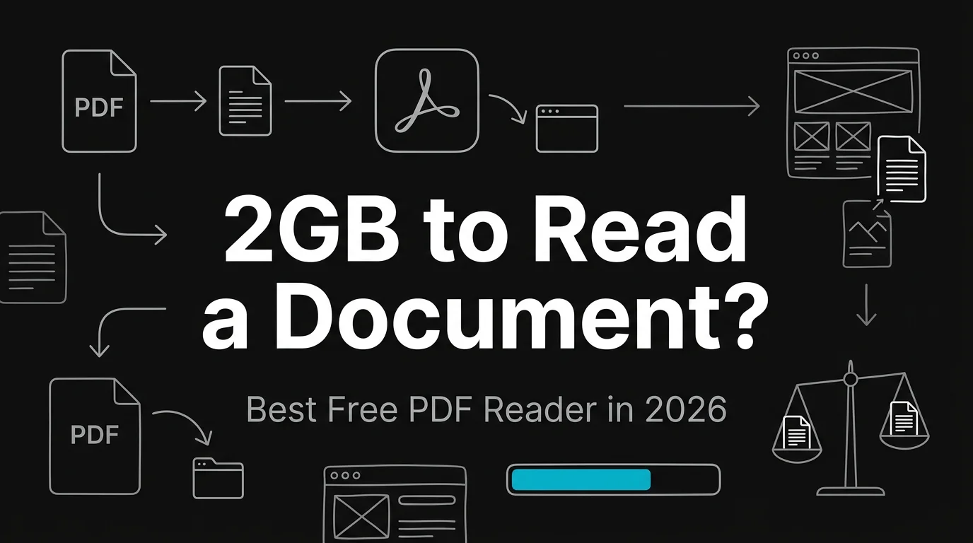 Best Free PDF Reader in 2026: Zero Install, Zero Bloat