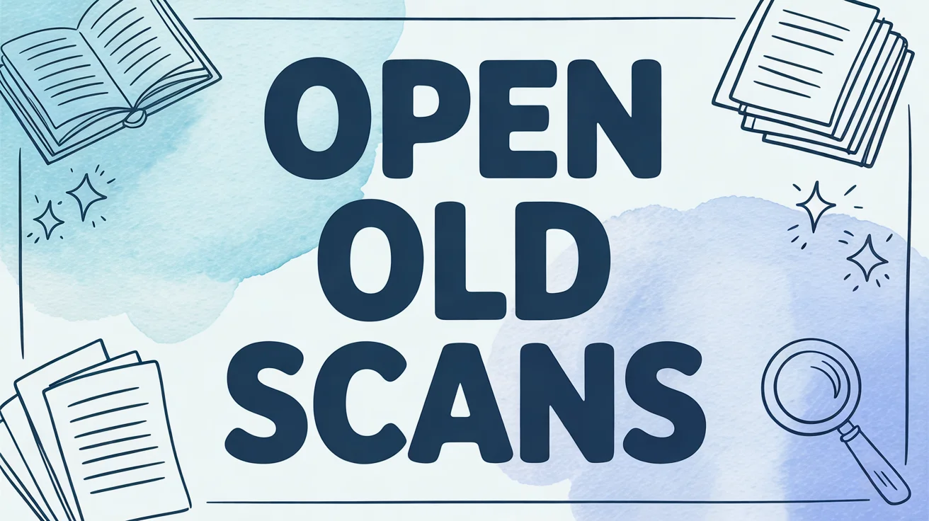 DjVu to PDF: Convert Old Scanned Books and Papers