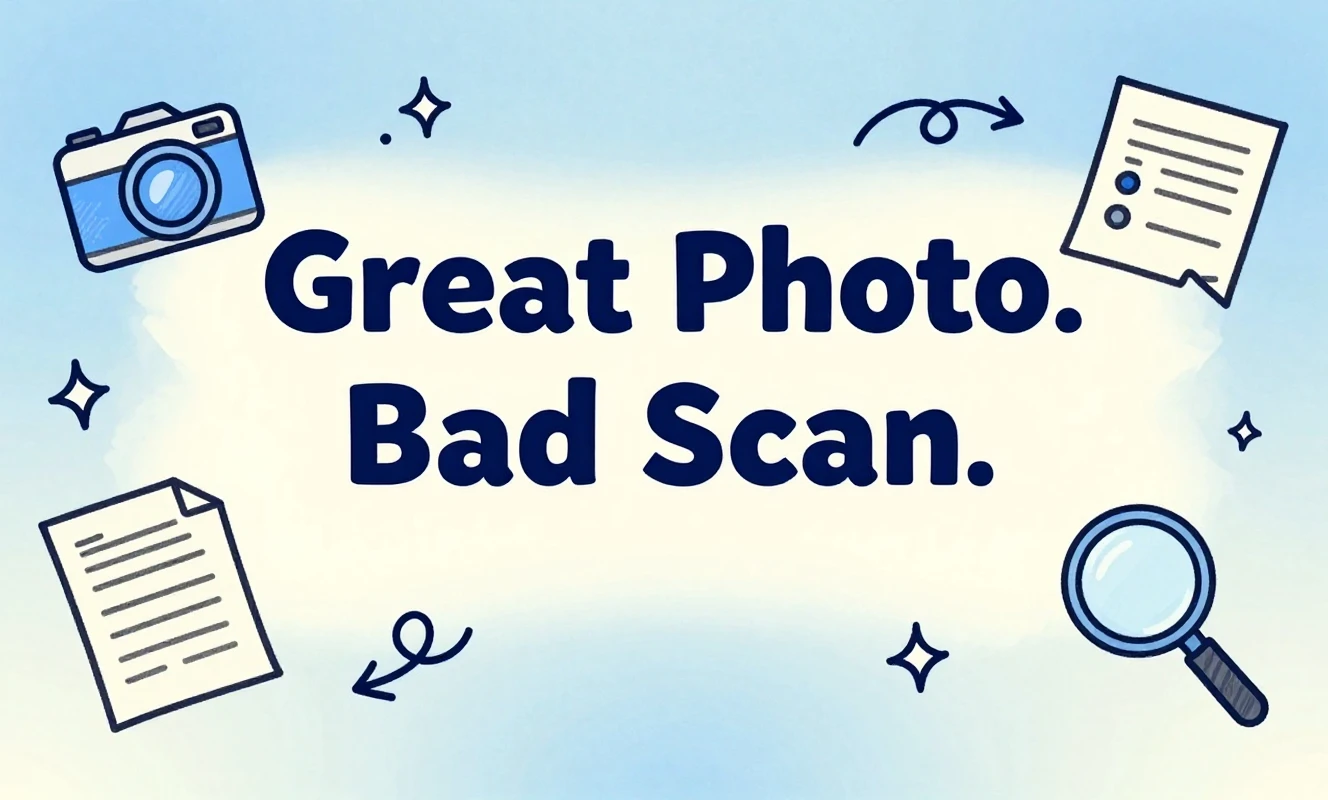 Scan to Text: Why Your Photo Reads as Garbage