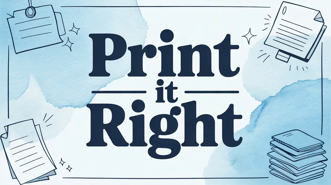 Print Ready PDF: The Checklist Printers Actually Use