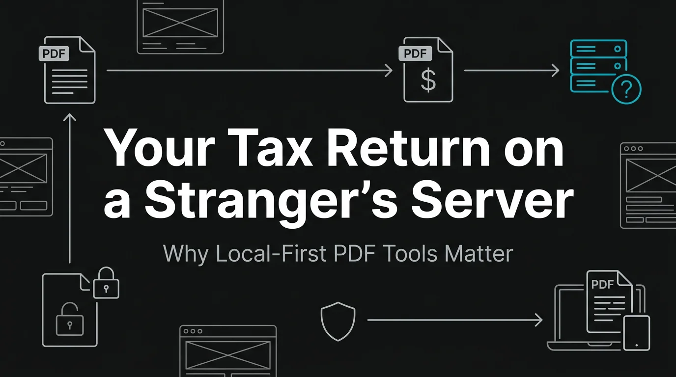 Why Local-First PDF Tools Matter
