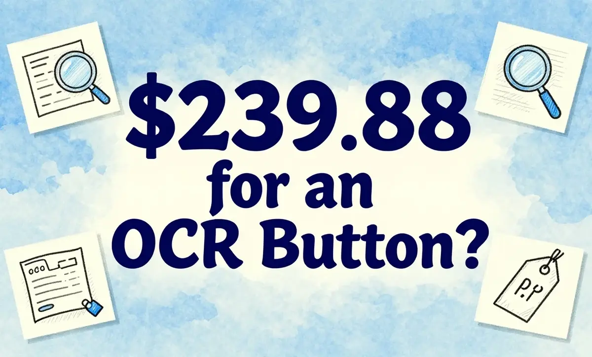 Adobe Acrobat OCR: Where It Hides and What It Costs