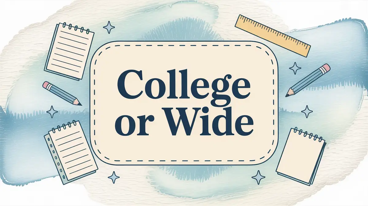College Ruled vs Wide Ruled: Which Paper You Need