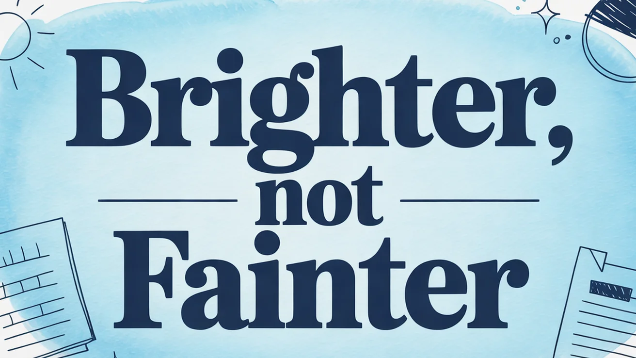 How to Increase PDF Brightness Without Fading the Text